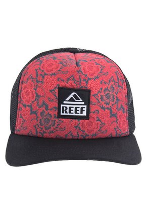 Gorra REEF Creek Red Negro-Rojo