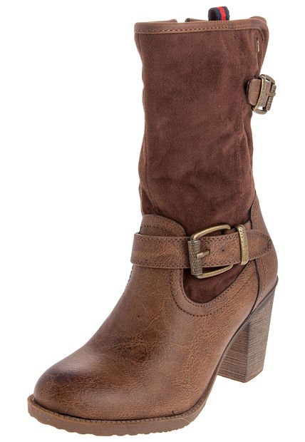 Bota Media Marrón-Camel Refresh - Compra Ahora | Dafiti Colombia