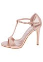 Sandalia Tacón Oro Rosa Refresh de Refresh