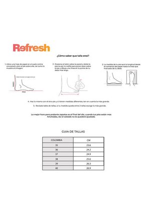 TENIS BLANCO REFRESH RHEA