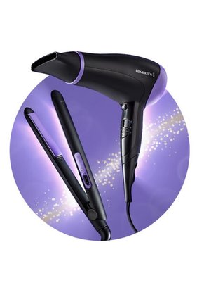 Combo Secador + Plancha D3016GP-110F Remington Morado