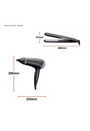 Combo Secador + Plancha D3016GP-110F Remington Morado