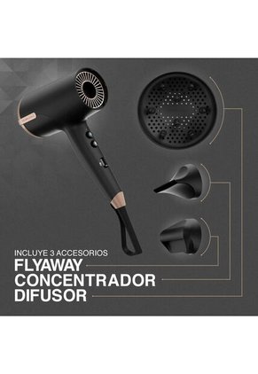 Secador De Cabello Remington Flyaway One D31A Negro