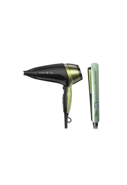 Combo Plancha  Aguacate Remington + Secador Remington Aguacate
