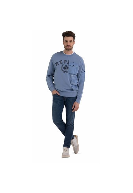 Replay Buzo Cerrado Para Hombre Sweatshirt Replay