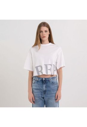 Replay Camiseta Manga Larga Para Mujer Replay
