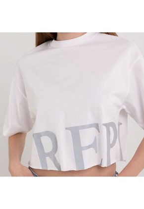 Replay Camiseta Manga Larga Para Mujer Replay