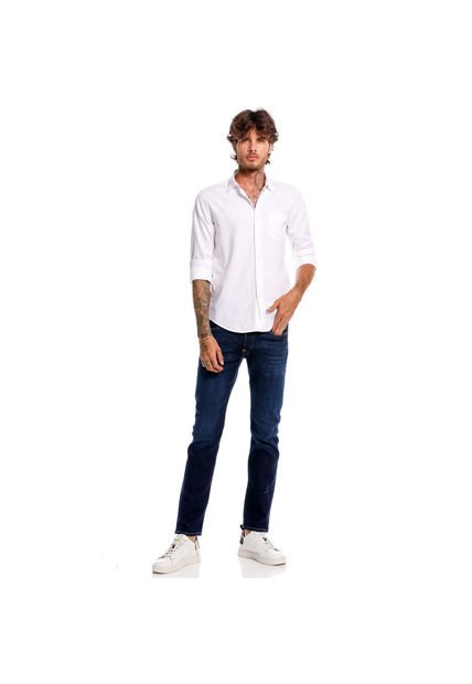 Replay Camisa Manga Larga Para Hombre Replay