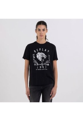 Replay Camiseta Manga Corta Para Mujer Replay