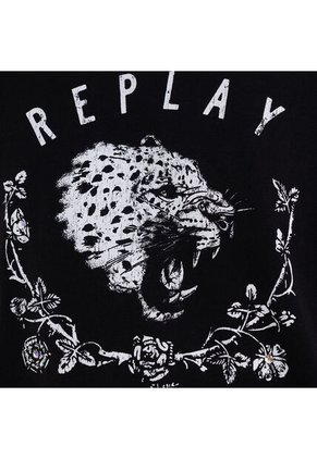 Replay Camiseta Manga Corta Para Mujer Replay