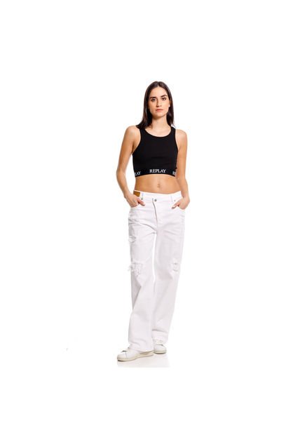 Replay Jean Stretch Para Mujer Zelmaa Replay