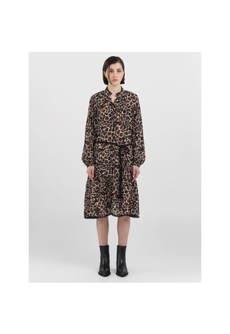 Replay Vestido Midi Animal Print Para Mujer REPLAY