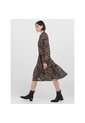 Replay Vestido Midi Animal Print Para Mujer de REPLAY