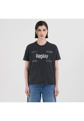 Replay Camiseta Manga Corta Para Mujer Camiseta Replay