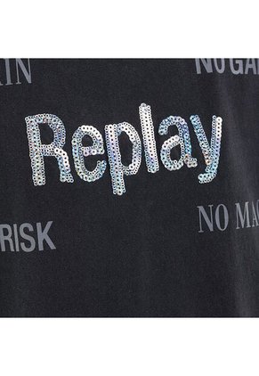 Replay Camiseta Manga Corta Para Mujer Camiseta Replay