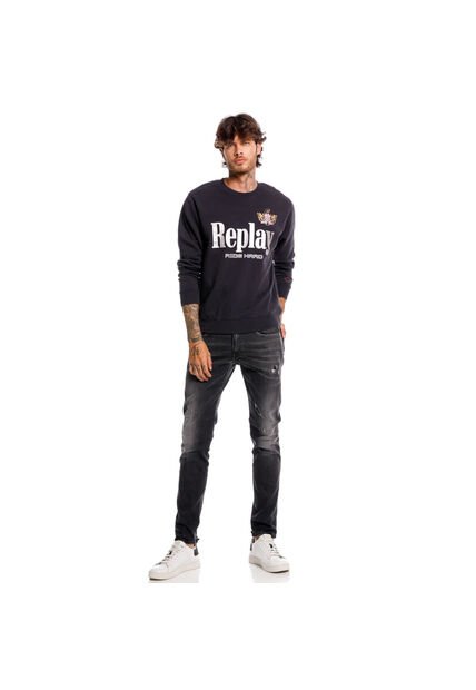 Replay Buzo Cerrado Para Hombre Replay