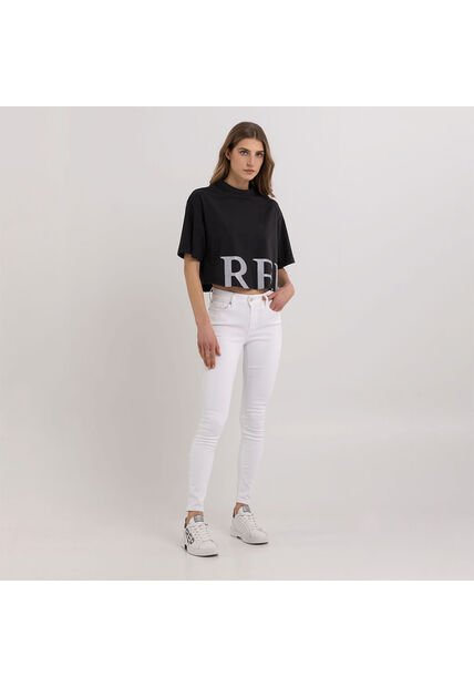 Replay Camiseta Manga Larga Para Mujer Replay
