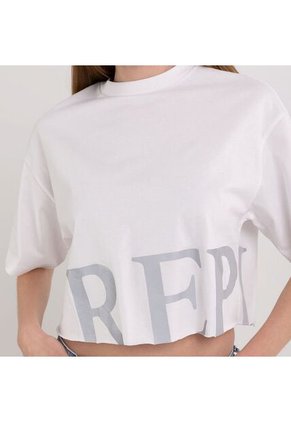 Replay Camiseta Manga Larga Para Mujer Replay