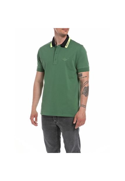 Replay Polo Manga Corta Para Hombre Replay