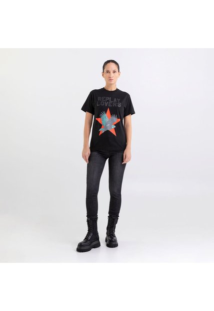 Replay Camiseta Para Mujer Replay