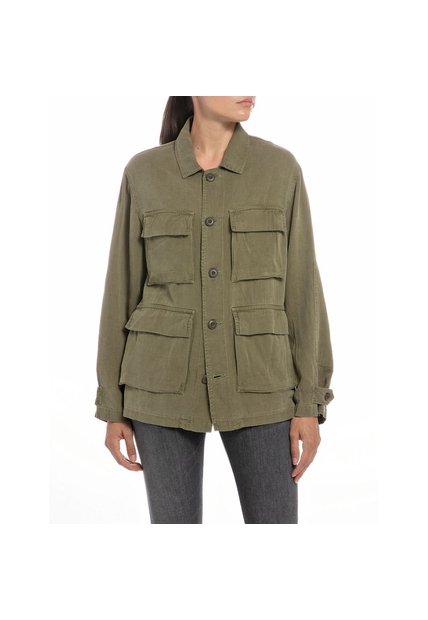 Replay Chaqueta Casual Para Mujer Replay