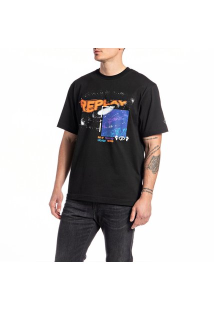Replay Camiseta Manga Corta Para Hombre Replay