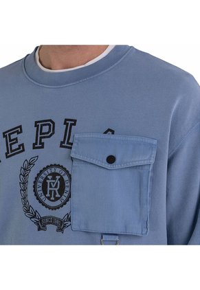 Replay Buzo Cerrado Para Hombre Sweatshirt Replay