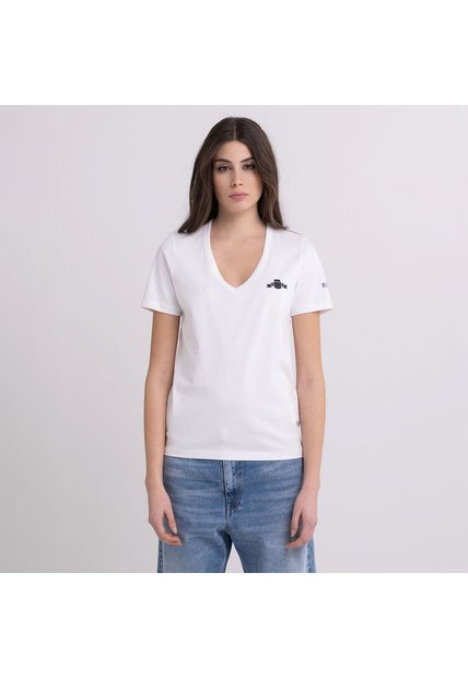 Replay Camiseta Manga Corta Para Mujer Replay