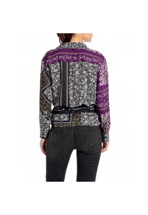 Replay Camisa Manga Larga Para Mujer Replay