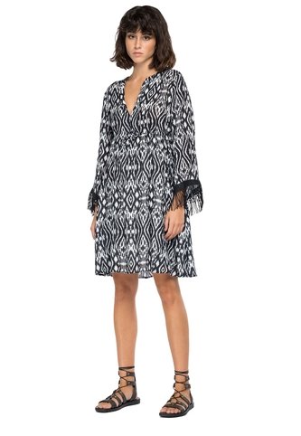 Replay Vestido Medio Para Mujer All Over Printed Vi Replay REPLAY