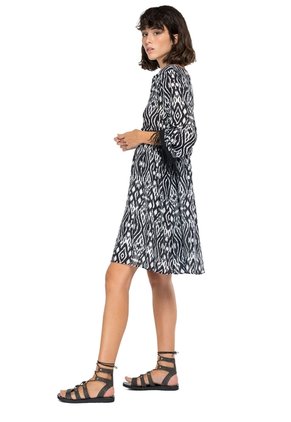 Replay Vestido Medio Para Mujer All Over Printed Vi Replay