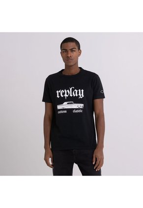 Replay Camiseta Para Hombre Replay