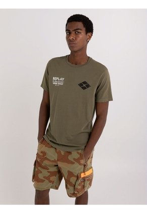 Replay Camiseta Manga Corta Para Hombre Replay