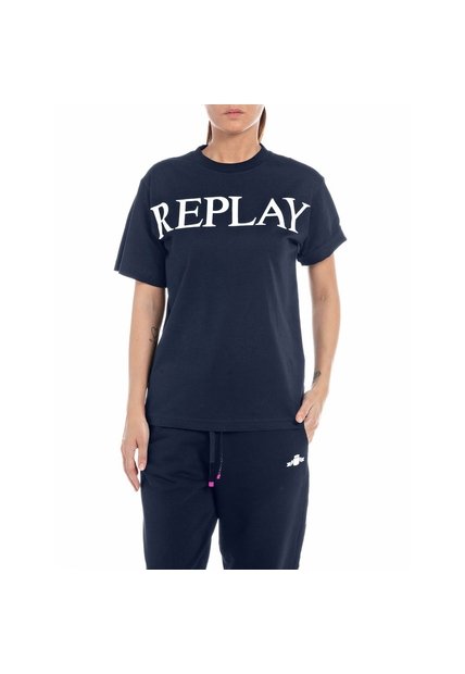 Replay Camiseta Manga Corta Para Mujer Replay