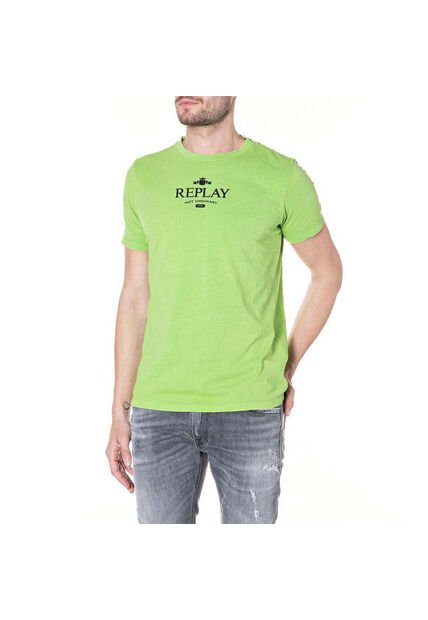 Replay Camiseta Manga Corta Para Hombre Hand Dry Replay