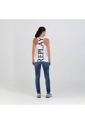 Replay Camiseta Manga Sisa Para Mujer Camiseta Replay