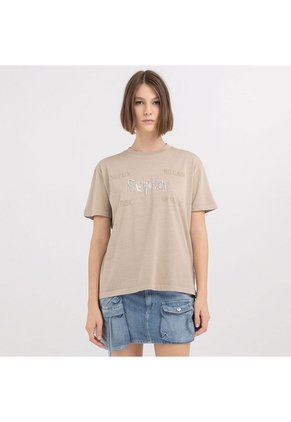 Replay Camiseta Manga Corta Para Mujer Camiseta Replay