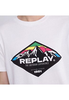 Replay Camiseta Manga Corta Para Hombre Replay