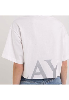 Replay Camiseta Manga Larga Para Mujer Replay