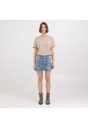 Replay Camiseta Manga Corta Para Mujer Camiseta Replay