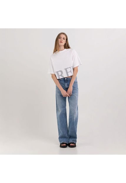 Replay Camiseta Manga Larga Para Mujer Replay