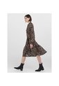 Replay Vestido Midi Animal Print Para Mujer de REPLAY