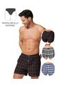 Trio Bóxer Suelto Con Pantaloncillo Interno Para Hombre Ref.30543 de Reymon