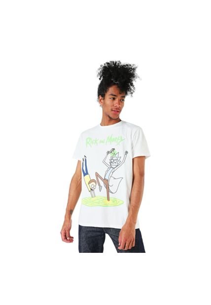 Camiseta Rick  & Morty Blanco