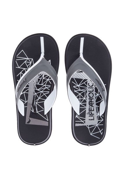 Playera Negro-Gris-Blanco Rider