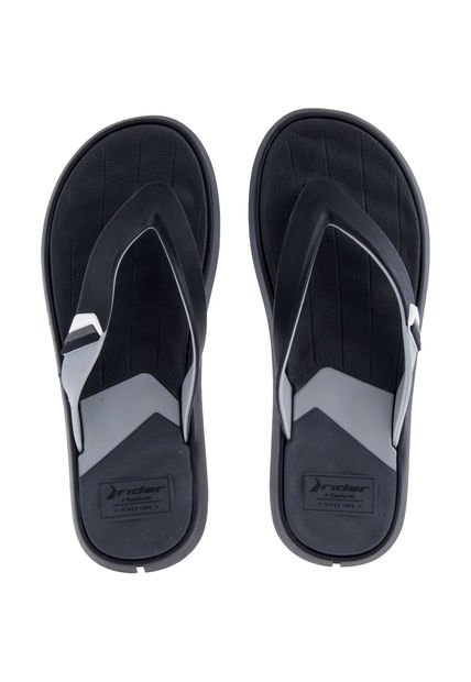 Playera Rider Negro-Gris-Blanco