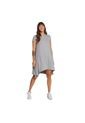 VESTIDO RIFLE MUJER 270B000 IN VE CT RT GRIS CLARO Talla L de RIFLE