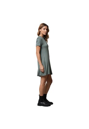 VESTIDO RIFLE MUJER 270G000 VERDE OSCURO Talla M