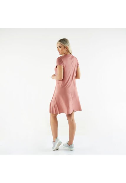 VESTIDO RIFLE MUJER 270B000 ROSA MEDIO Talla L