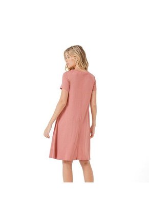 VESTIDO RIFLE MUJER 270B000 ROSA MEDIO